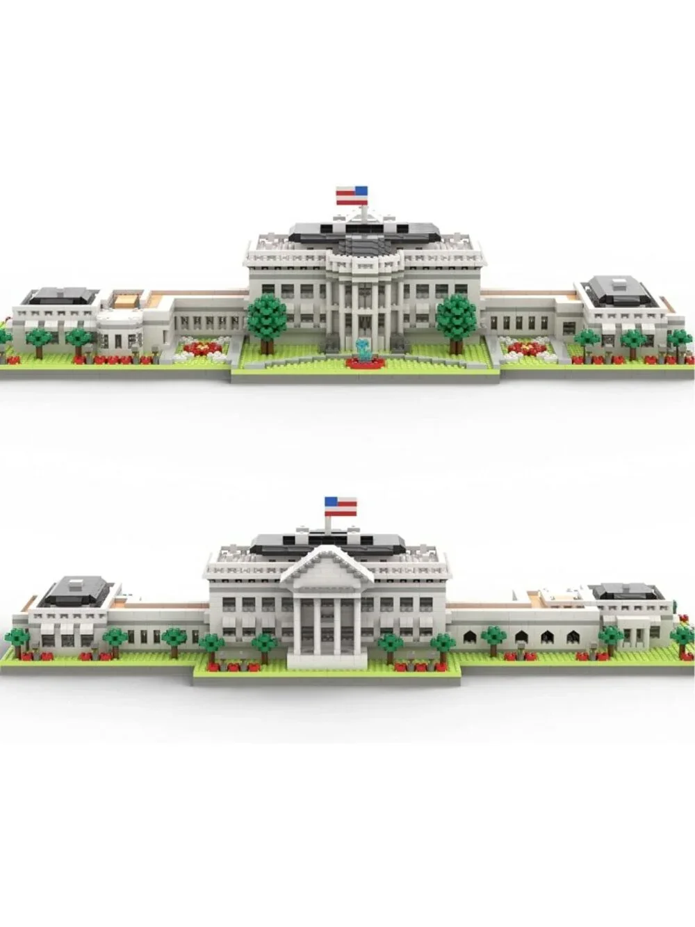 Micro Mini Blocks White House Model Set - 3000 Pieces Building Toy for Kids